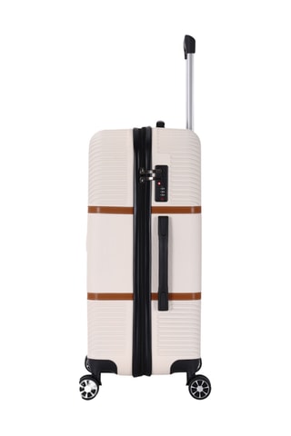 Set de 3 valises et vanity Opera (S/M/L) - Ecru - 55/65/75/30 cm