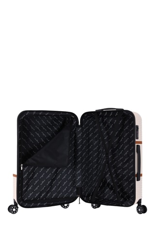 Set de 3 valises et vanity Opera (S/M/L) - Ecru - 55/65/75/30 cm