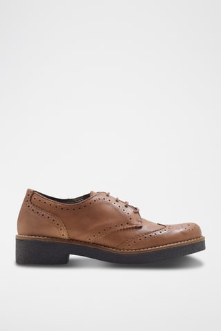 Derbies de piel - Camel