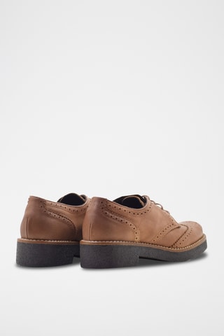 Derbies de piel - Camel