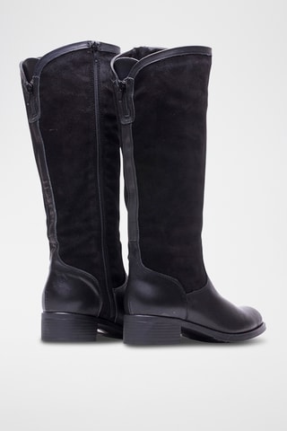 Botas de piel - Negro