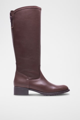 Botas de piel napa - Marrón