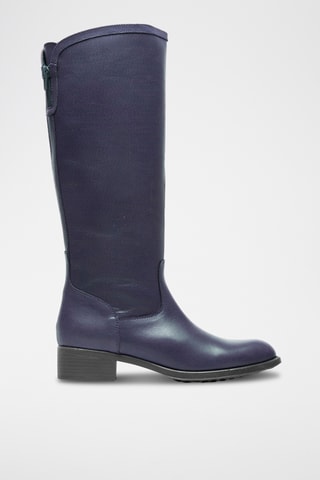 Botas de piel napa - Azul marino