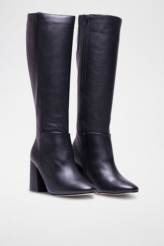 Botas de piel - Negro