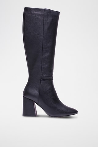 Botas de piel - Negro