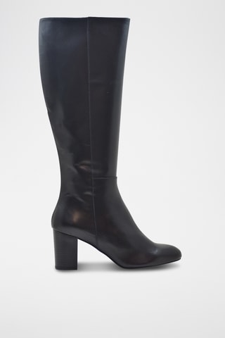 Botas de piel - Negro