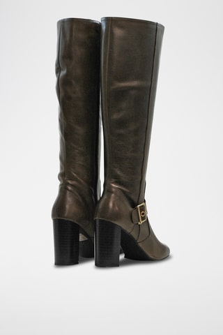 Botas de piel - Caqui