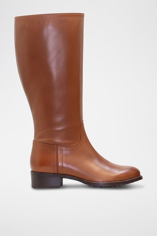 Botas de piel - Camel