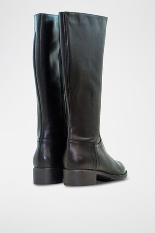 Botas de piel - Negro