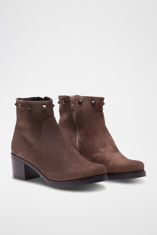 Botines de nobuk - Marrón