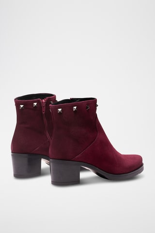 Botines de nobuk - Burdeos