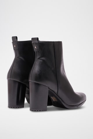 Botines de piel napa - Negro