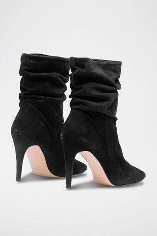 Botines de nobuk - Negro