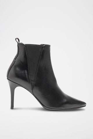 Botines Chelsea de piel napa - Negro