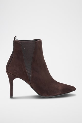 Botines Chelsea de nobuk - Marrón