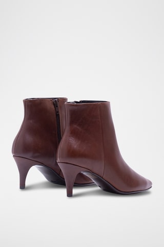 Botines de piel napa - Marrón oscuro