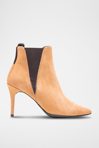 Botines Chelsea de nobuk - Beige