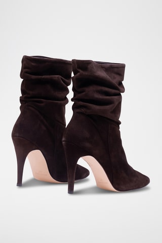 Botines de nobuk - Marrón