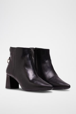 Botines de piel napa - Negro