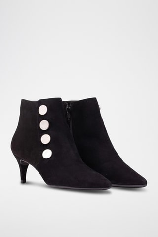 Botines de nobuk - Negro