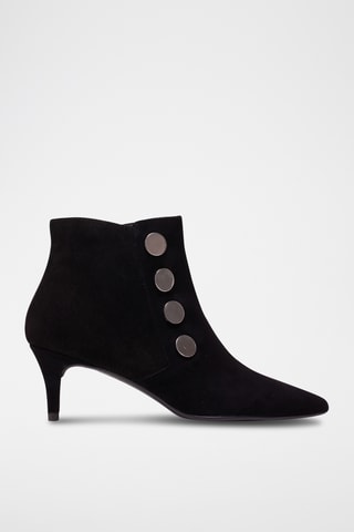 Botines de nobuk - Negro