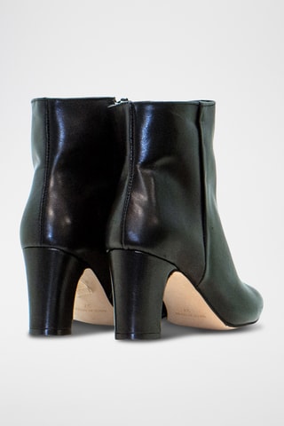 Botines de piel napa - Negro