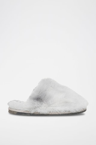 Pantufas forradas Cinzento-branco