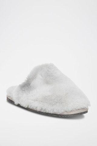 Pantufas forradas Cinzento-branco