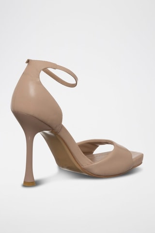 Sandálias de salto - Nude