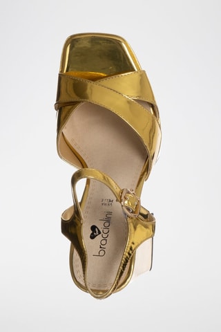 Sandálias de salto - Dourado
