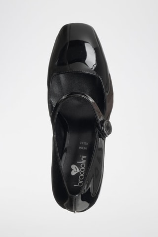 Sandálias de couro vegan - Preto - Braccialini