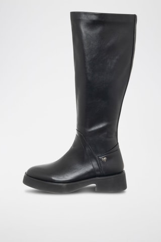 Botas de couro vegan - Preto - Braccialini