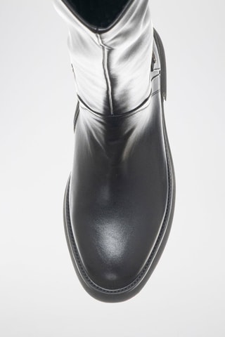 Botas de couro vegan - Preto - Braccialini