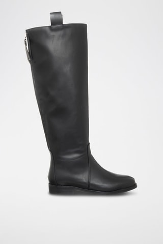 Botas de couro vegan - Preto - Braccialini