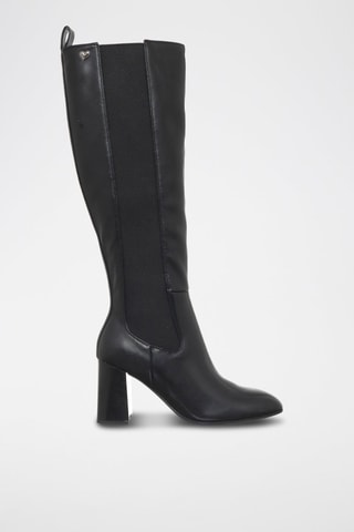 Botas de couro vegan - Preto - Braccialini