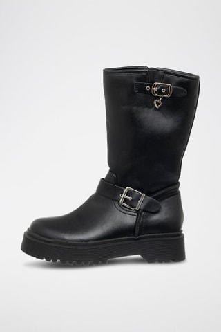 Botas de couro vegan - Preto - Braccialini