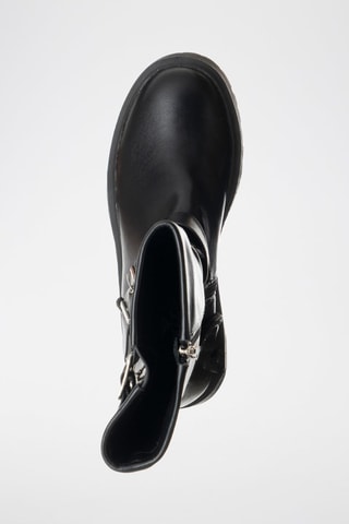 Botas de couro vegan - Preto - Braccialini