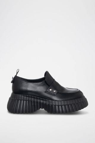 Mocassins com plataforma - Preto - Tua By Braccialini