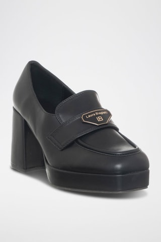 Mocassins de salto - Preto - Laura Biagiotti
