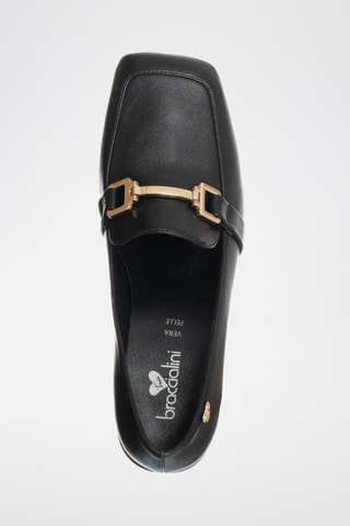 Mocassins de salto - Preto