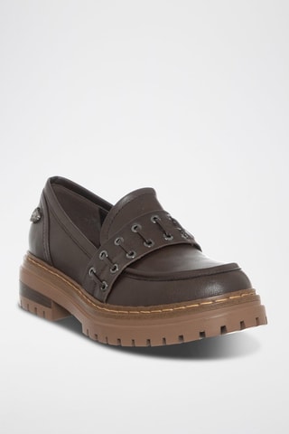 Mocassins - Castanho-escuro 