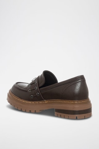 Mocassins - Castanho-escuro 