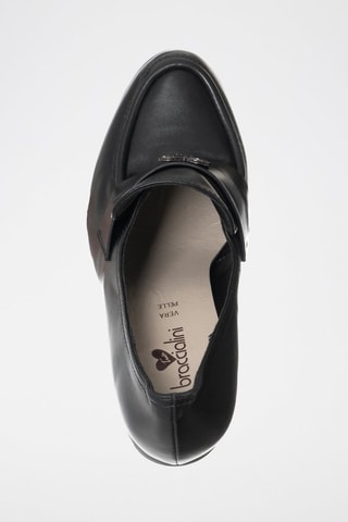 Mocassins de salto - Preto