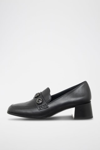 Mocassins de couro vegan - Preto - Braccialini