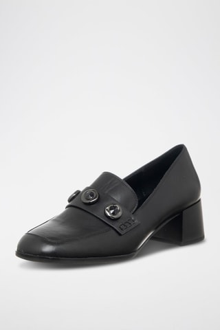 Mocassins de couro vegan - Preto - Braccialini