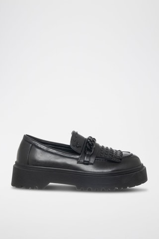 Mocassins de couro vegan - Preto - Braccialini