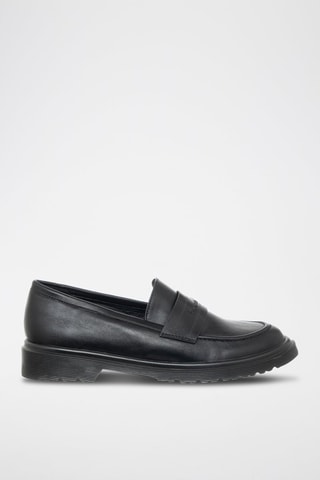 Mocassins de couro vegan - Preto - Braccialini