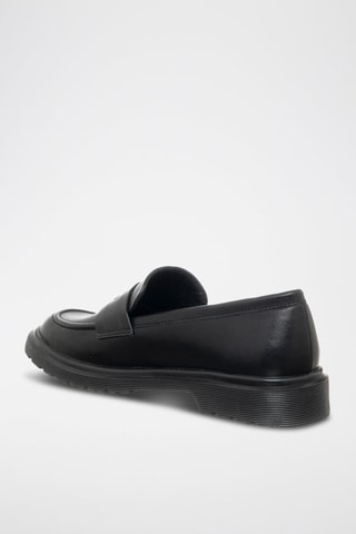 Mocassins de couro vegan - Preto - Braccialini