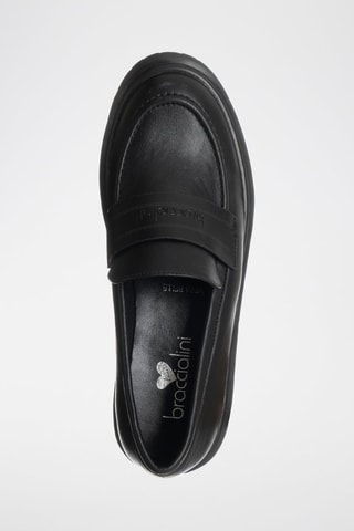 Mocassins de couro vegan - Preto - Braccialini