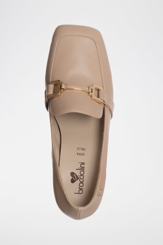 Mocassins de salto - Nude